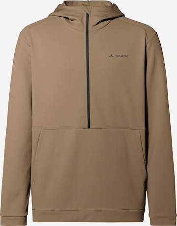 VAUDE Sportsweatshirt 'Cyclist All Year' in Grün: Vorderseite