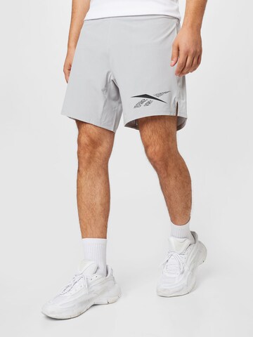 Reebok Regular Sports trousers in Grey: front