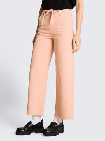 TOM TAILOR DENIM Wide leg Jeans in Oranje: voorkant