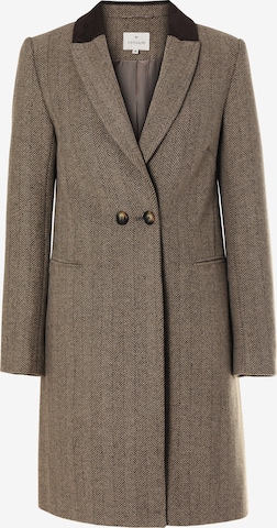 TATUUM Between-seasons coat 'SOWIA' in Brown: front