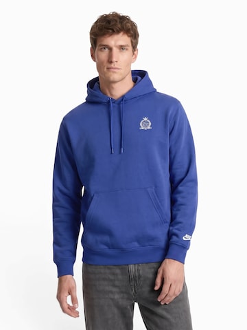 Nike Sportswear Sweatshirt 'Club' in Blauw: voorkant