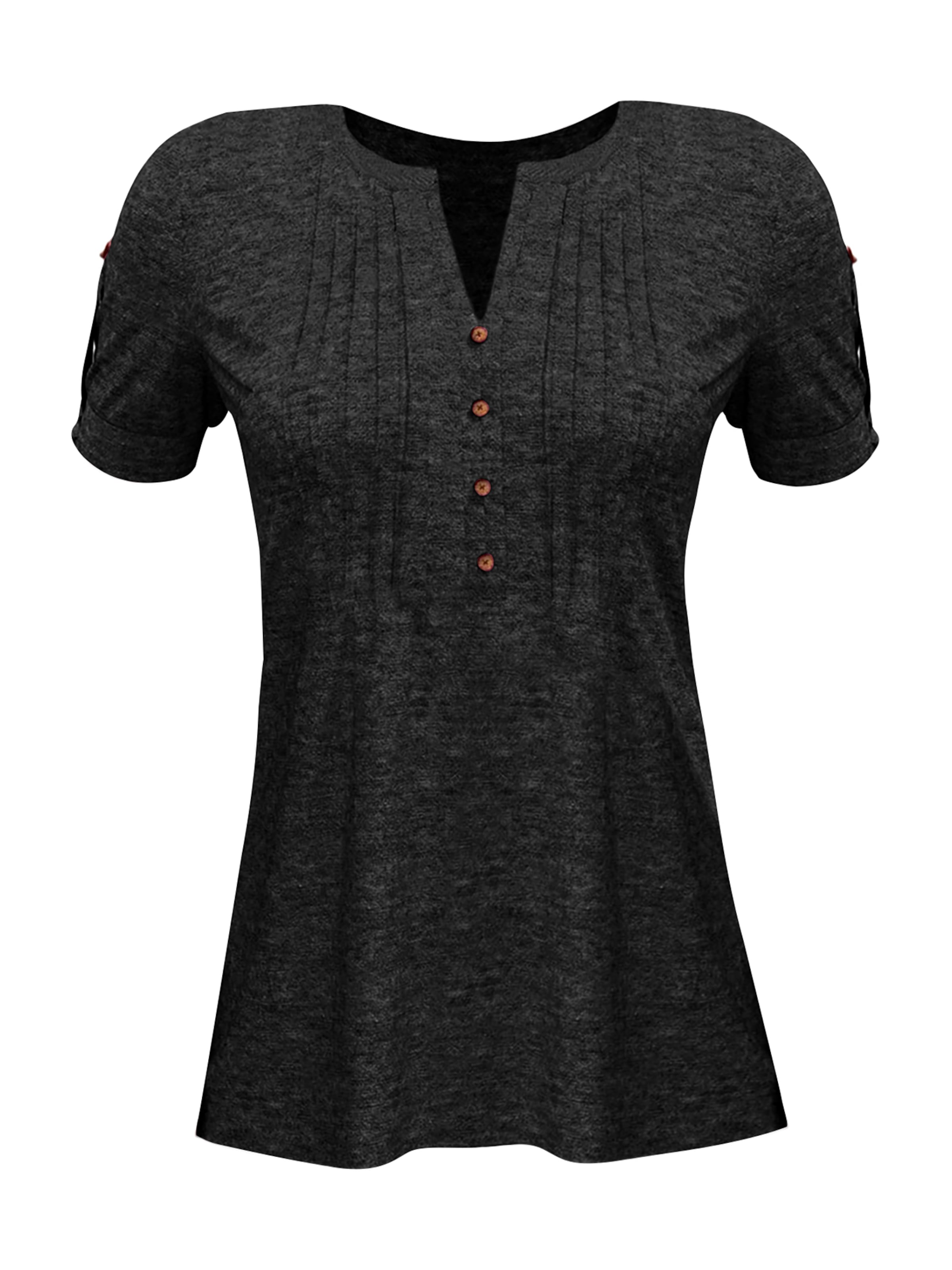 Bluză de la Imily Bela pe negru: față