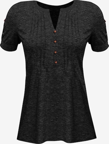 Bluză de la Imily Bela pe negru: față