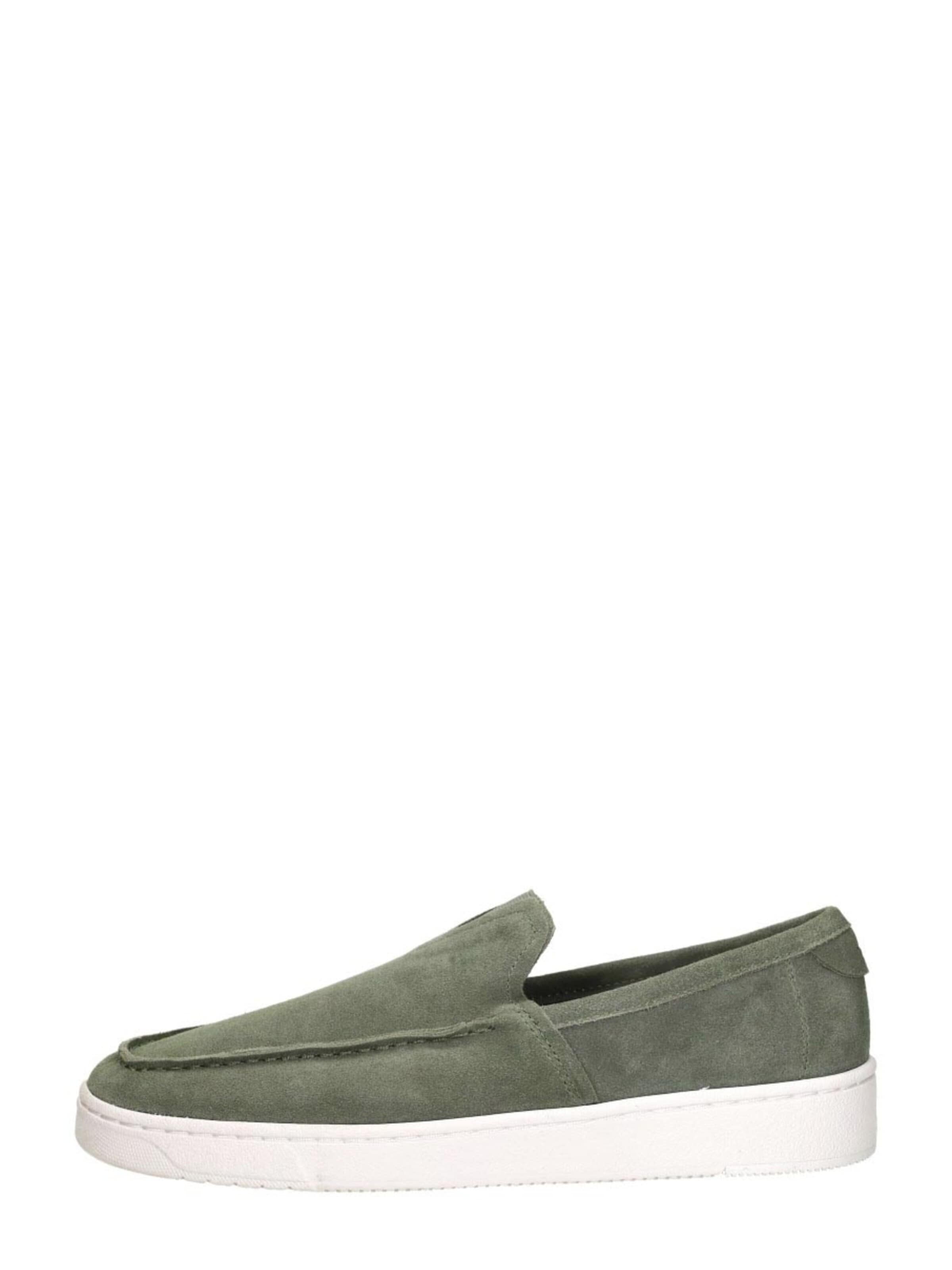 TOMS Classic Flats 'TRVL Lite Loafer' in Green: front