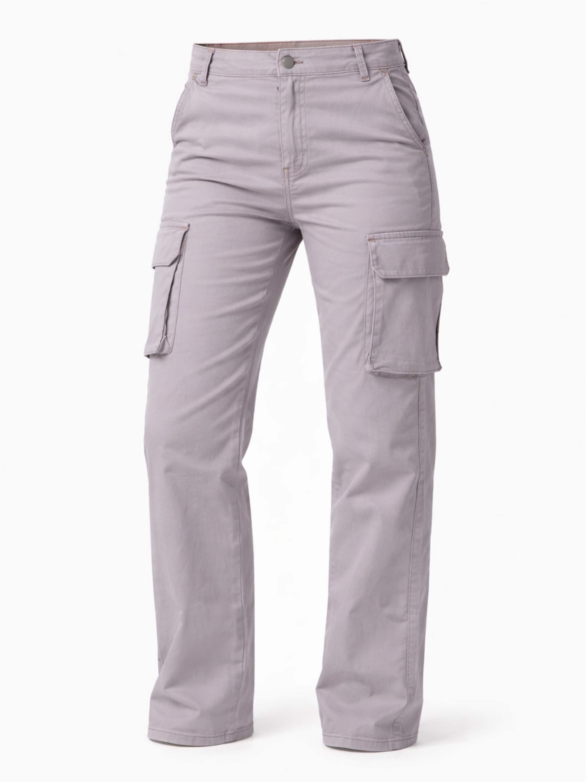 Worldclassca Cargo Pants 'Damen Cargohose Freizeithose' in Grey: front