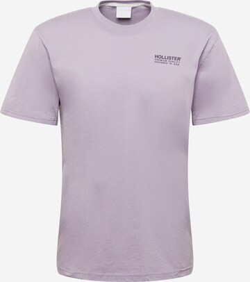 T-Shirt HOLLISTER en violet : devant