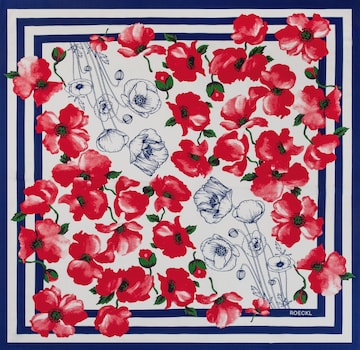 Foulard 'POPPY RUSH' Roeckl en rouge : devant