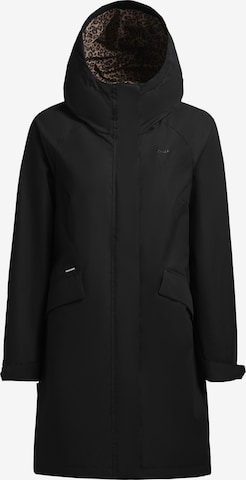 khujo Přechodný kabát ' YEAL ' – černá: přední strana