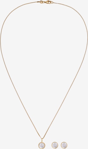 Parure de bijoux 'Mondstein' ELLI en or : devant