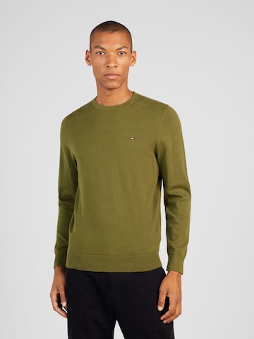 Pullover di TOMMY HILFIGER in verde: frontale