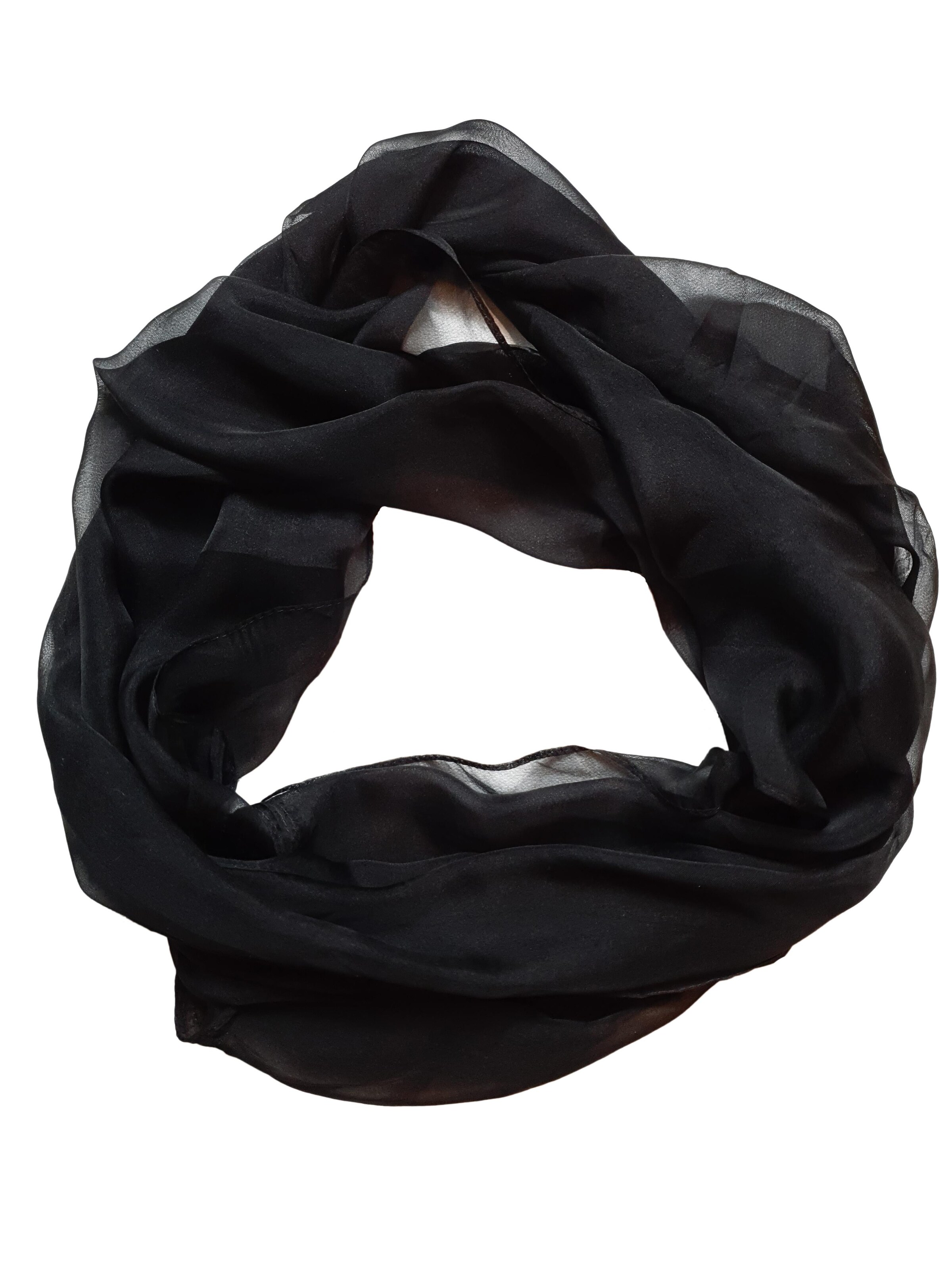 Posh Gear Loop scarf 'Levieseta' in Black: front