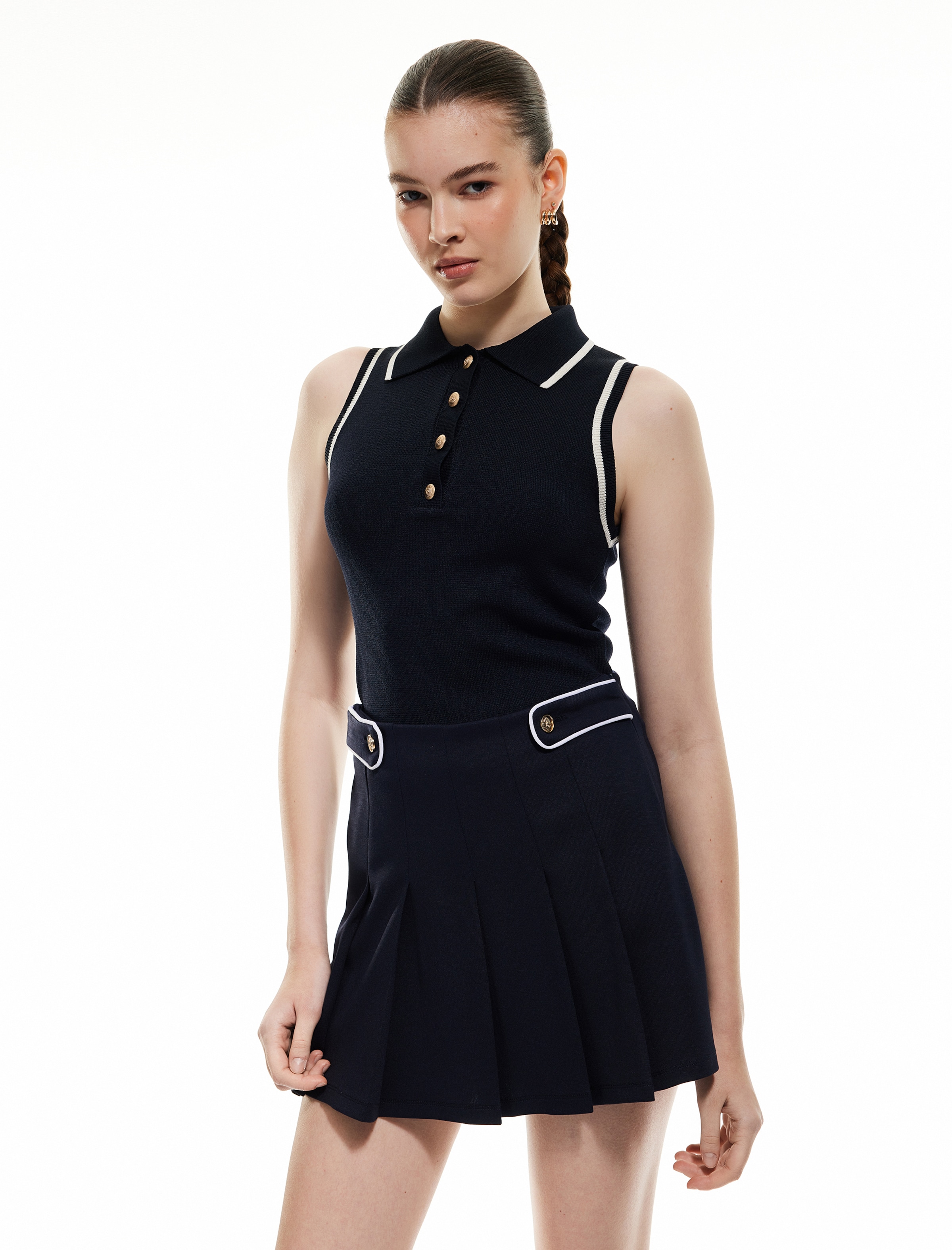 Koton Hosenrock in Blau: Vorderseite