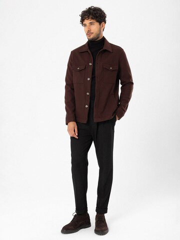 Antioch Regular fit Button Up Shirt in Brown