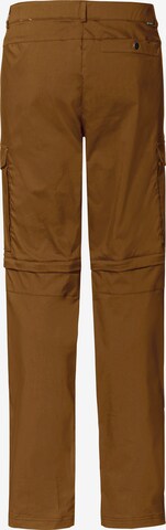 VAUDE Regular Outdoor Pants 'M Neyland ZO P' in Brown