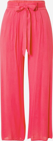 Hailys Wide leg Broek 'Cira' in Roze: voorkant