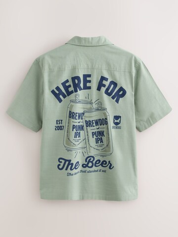 Next Regular Fit Hemd in Grün