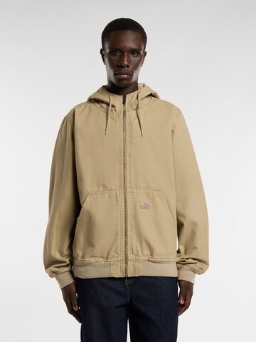 DICKIES Övergångsjacka i beige: framsida