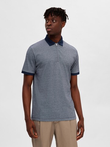 SELECTED - Camiseta 'SLHFave' en azul: frente