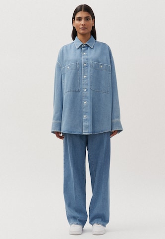 Studio Seidensticker Comfort fit Button Up Shirt in Blue