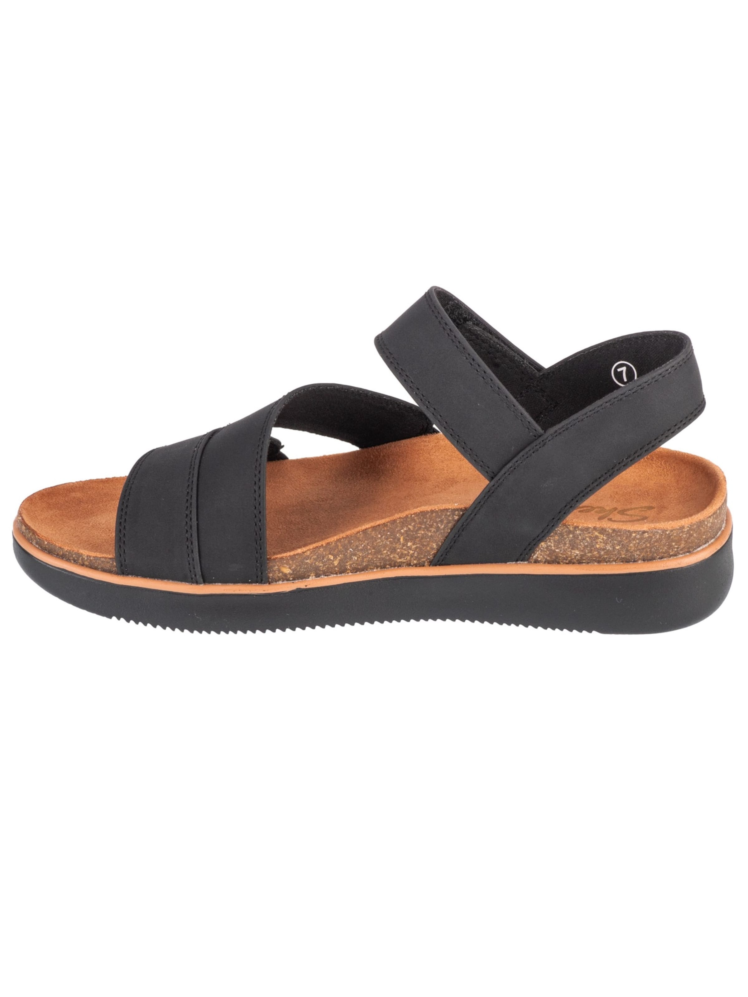 SKECHERS Sandal 'Skechers Lifted Comfort' in Black: front