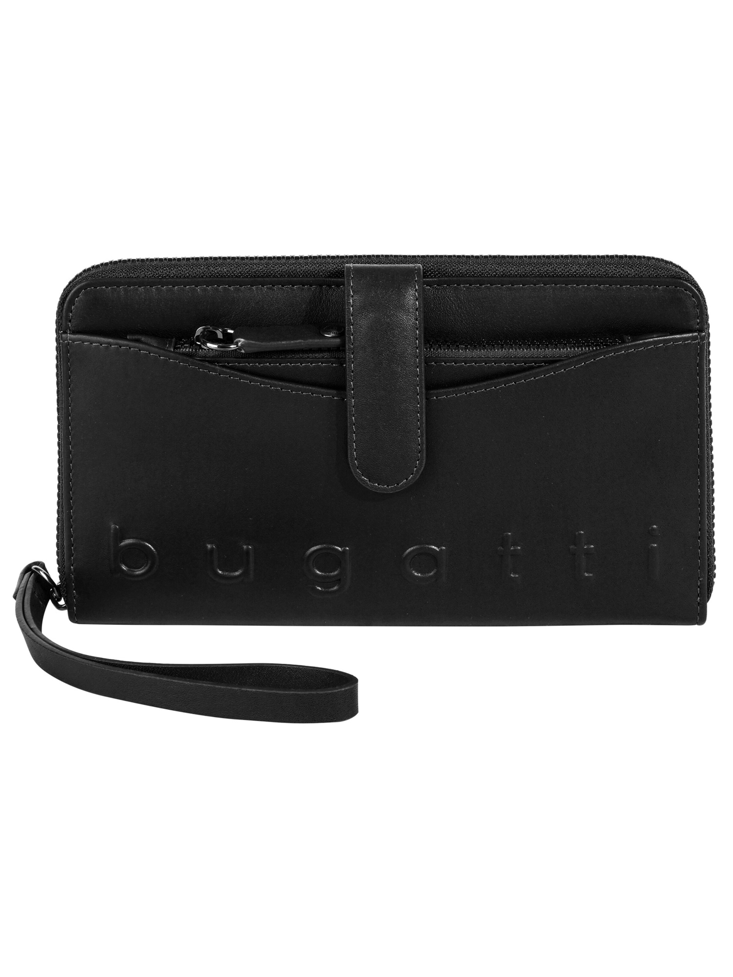 bugatti Portemonnaie 'DAPHNE'‌‌‌‌‌‌‌ in Schwarz: Vorderseite