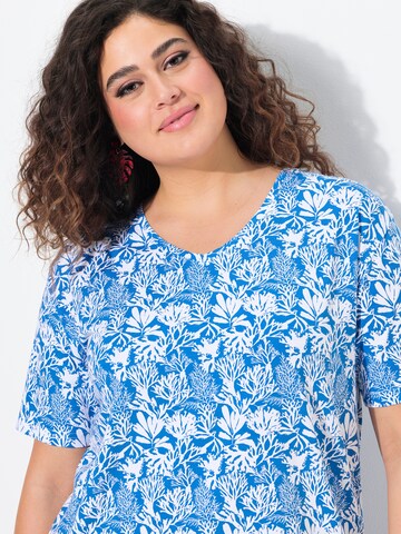 T-shirt Ulla Popken en bleu