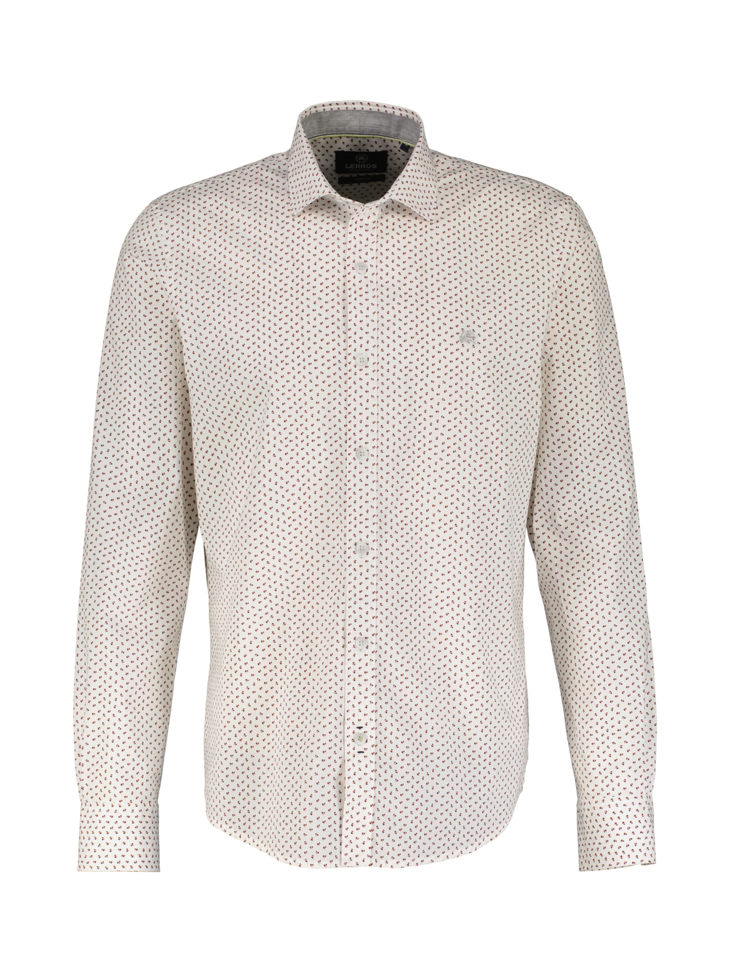 LERROS Button Up Shirt in Beige: front