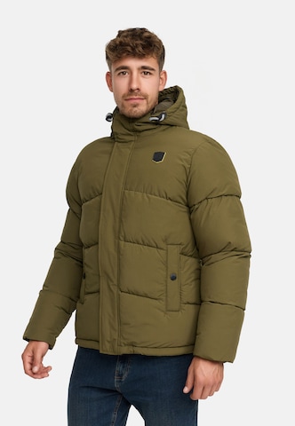 Veste d’hiver 'INLaurits' INDICODE JEANS en vert