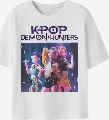 NAME IT Paita 'NKFMARA KPOP' värissä valkoinen: etupuoli
