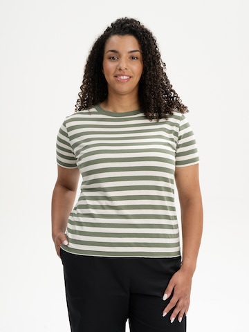 MELA Shirts 'KHIRA' i grøn: forside