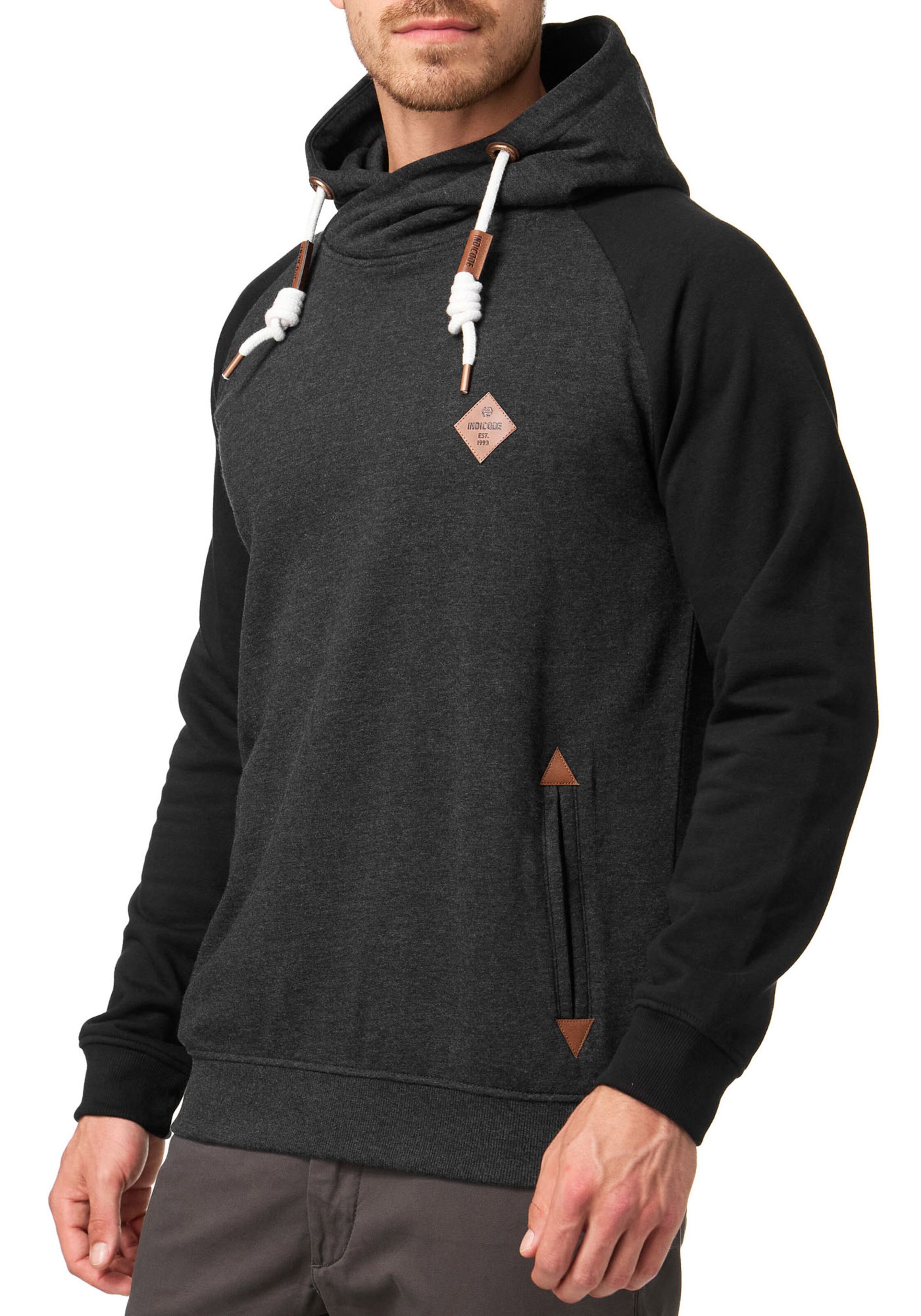 INDICODE JEANS Sweatshirt in Grau