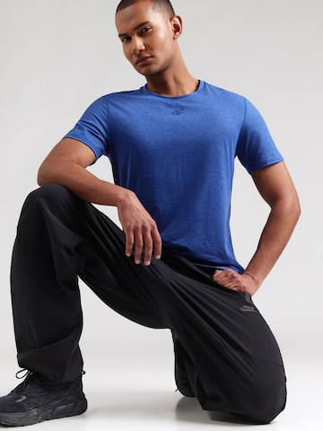 4F Funktionsshirt 'FNK' in Blau: Vorderseite