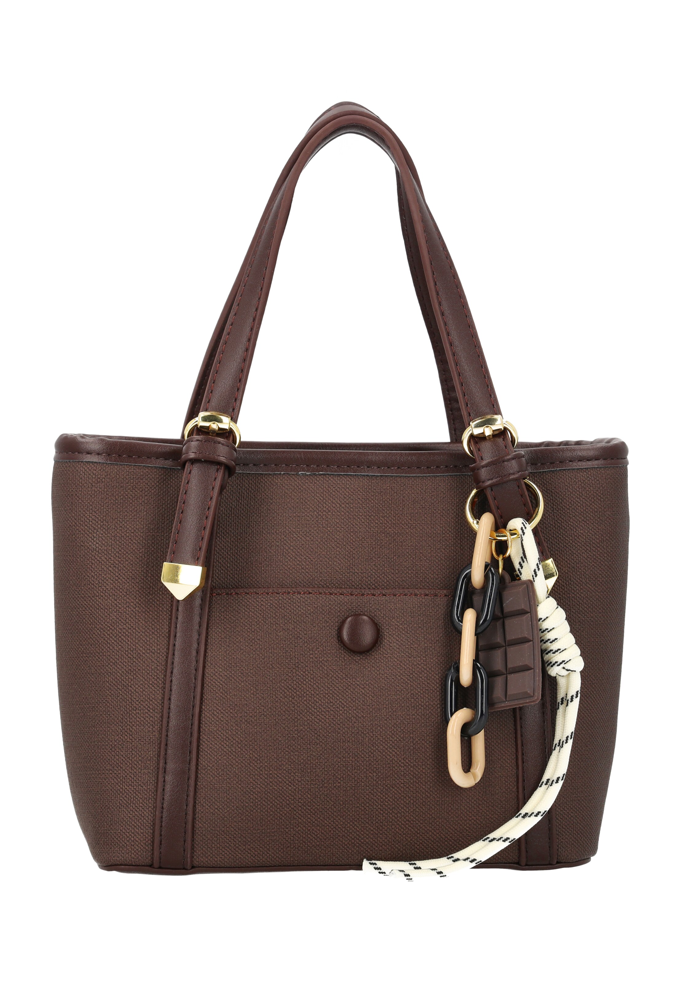 Usha - Mala de ombro em castanho: frente