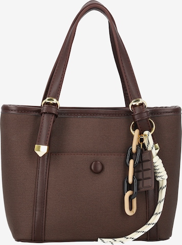 Usha - Mala de ombro em castanho: frente