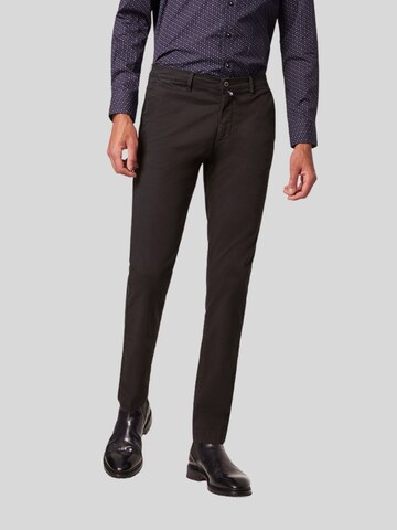 PIERRE CARDIN Slimfit Chinohose 'PC-Colmar' in Schwarz