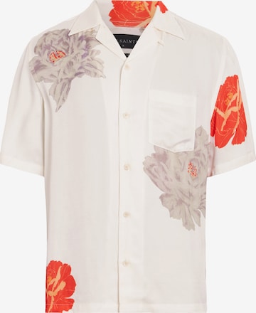 AllSaints Regular fit Overhemd 'ROZE' in Beige: voorkant
