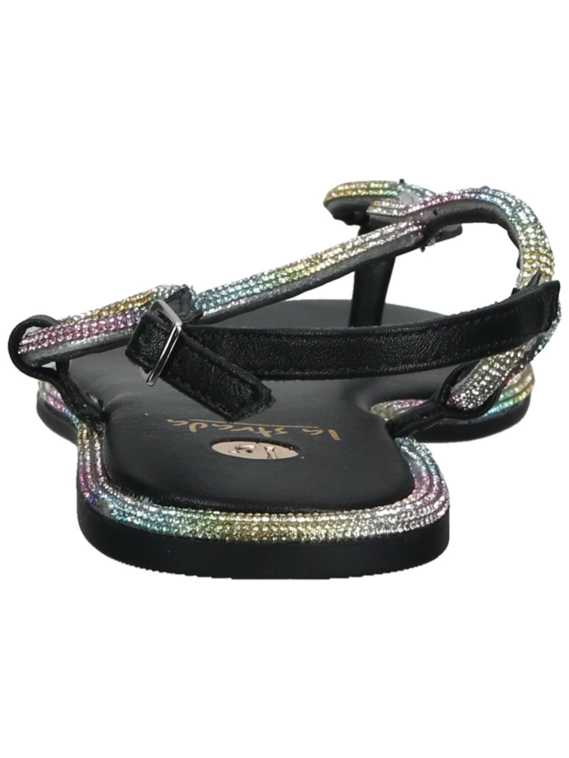 Tongs LA STRADA en noir