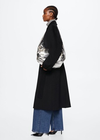 MANGO Between-Seasons Coat 'Manuela' in Black