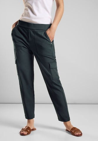 STREET ONE Slim fit Cargo Pants in Green