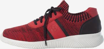 Sneaker bassa di Rieker in rosso