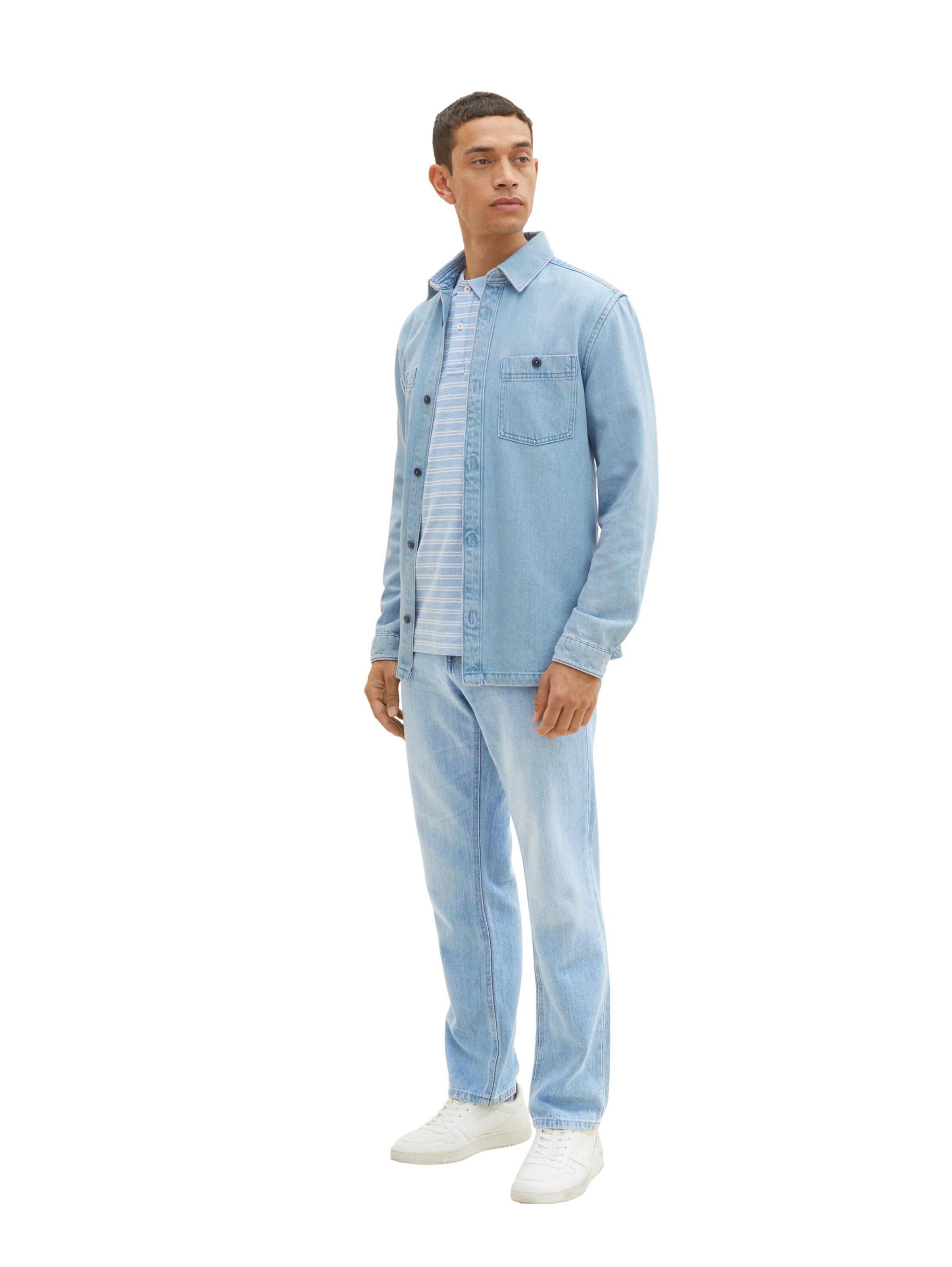 TOM TAILOR Poloshirt in Blau