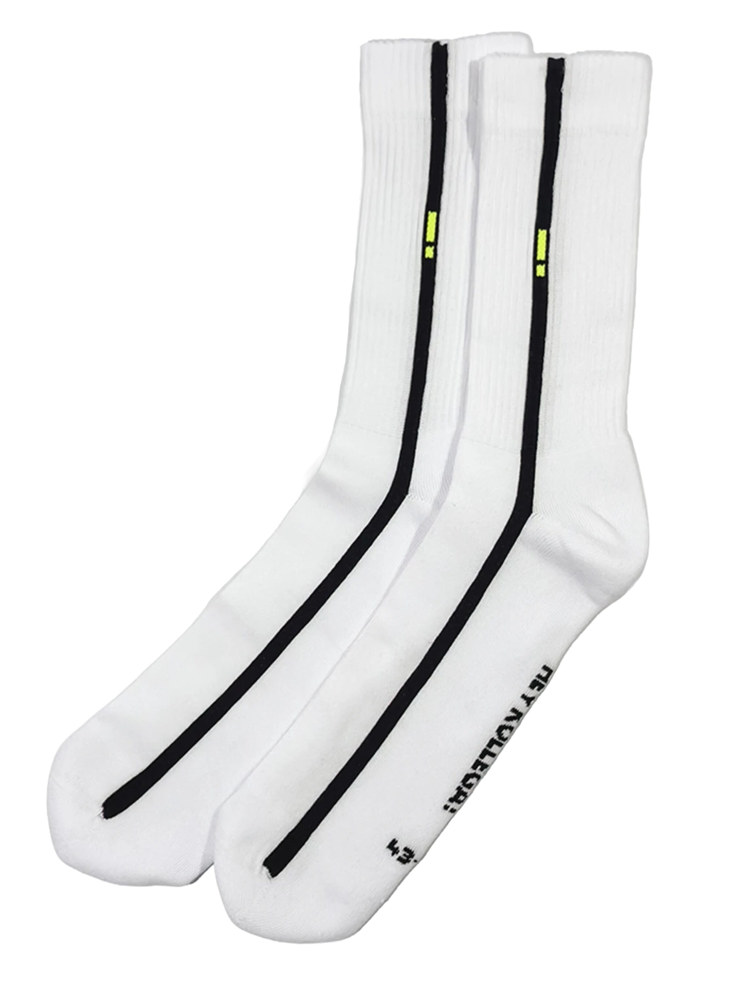 HEY KOLLEGA! Socken‌‌‌‌‌‌‌ in Weiß: Vorderseite