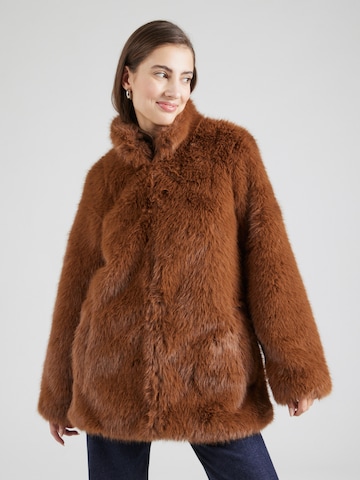 Soyaconcept Kevad-sügismantel 'NAIDA 2', värv pruun: eest vaates