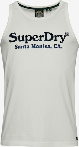 Superdry Performance Shirt in White: front