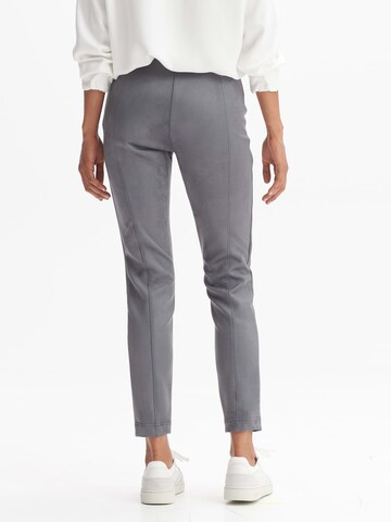 Coupe slim Pantalon 'Elvina' OPUS en gris