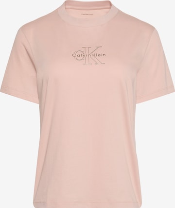 T-shirt 'Classic' Calvin Klein Jeans en rose : devant