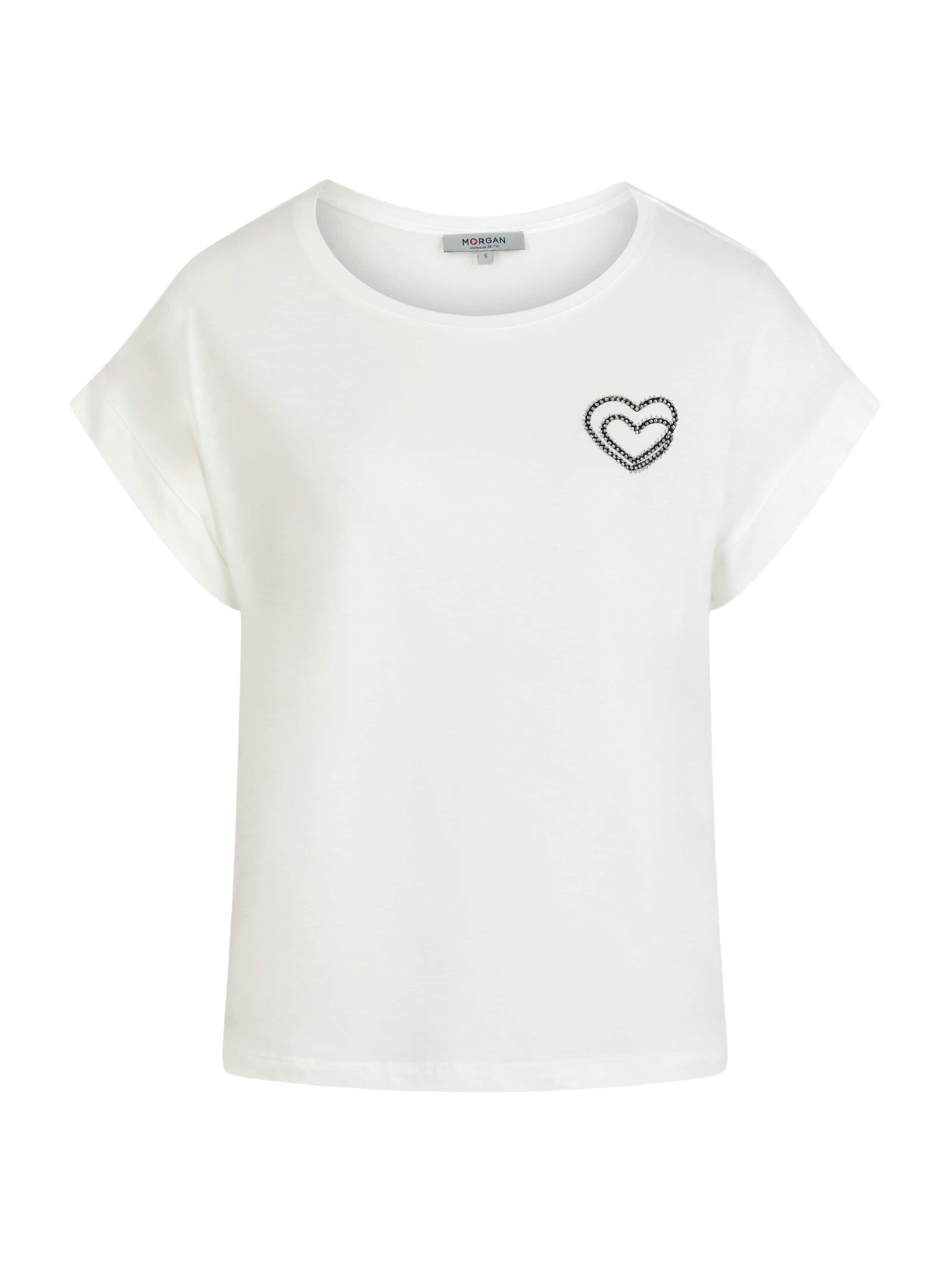 Maglietta '261-DIMOI' di Morgan in bianco: frontale