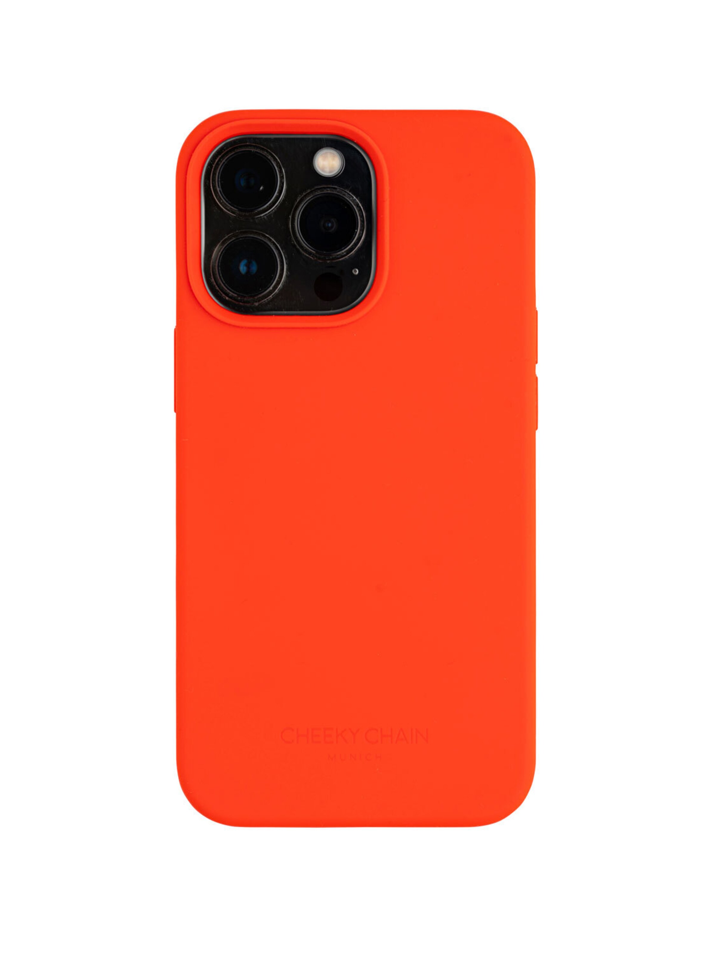 Cheeky Chain Munich Smartphone Case 'iPhone 12' in Red: front