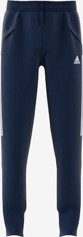 Effilé Pantalon de sport ADIDAS PERFORMANCE en bleu : devant