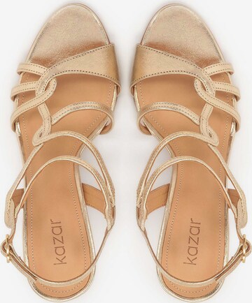 Kazar Sandals in Gold